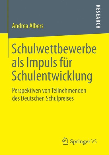 bokomslag Schulwettbewerbe als Impuls für Schulentwicklung