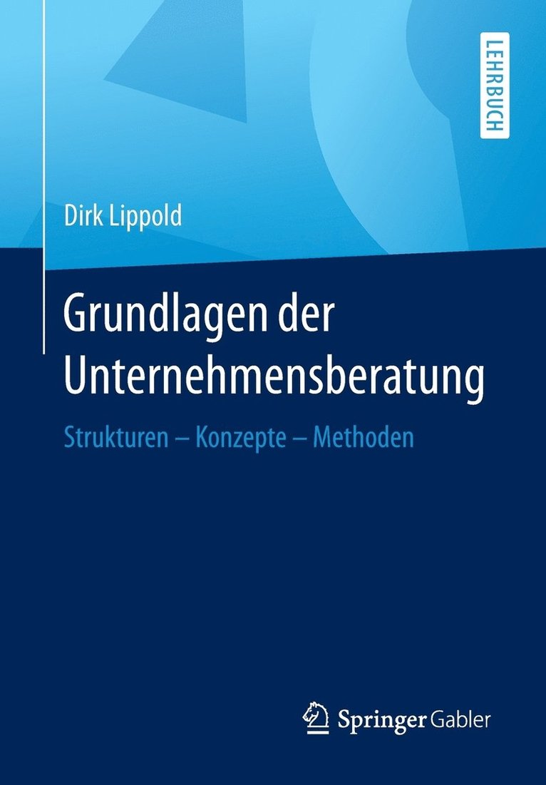 Dirk Lippold - Grundlagen der Unternehmensberatung, Häftad