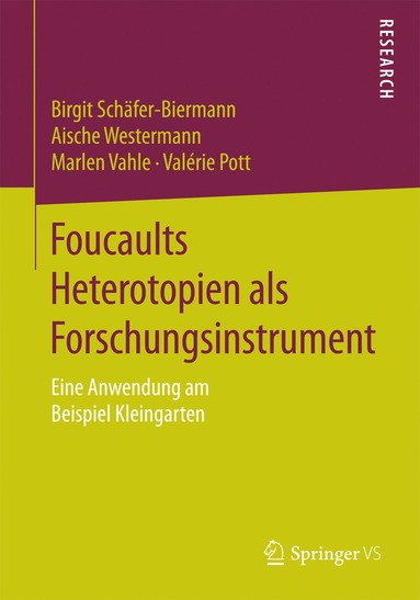 bokomslag Foucaults Heterotopien als Forschungsinstrument