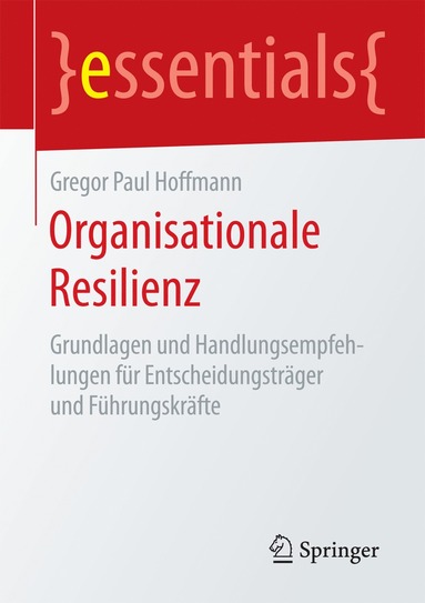 bokomslag Organisationale Resilienz