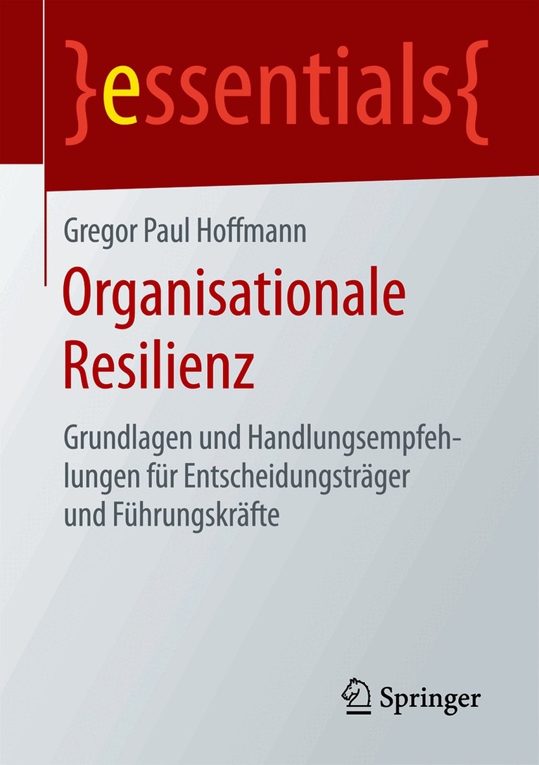 Gregor Paul Hoffmann - Organisationale Resilienz, Häftad
