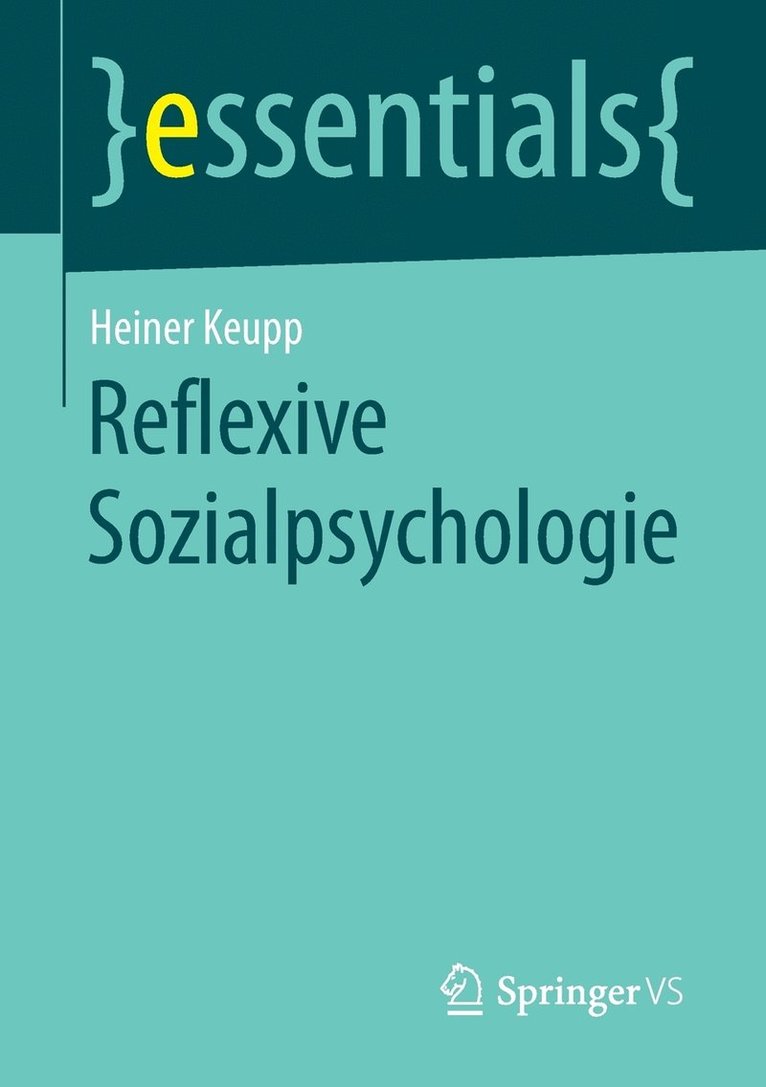 Reflexive Sozialpsychologie 1