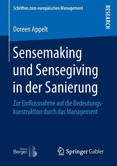 bokomslag Sensemaking und Sensegiving in der Sanierung