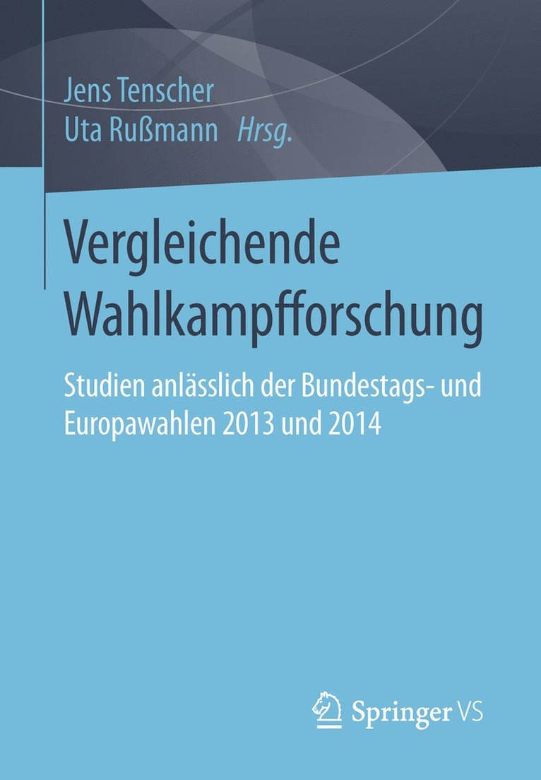 Jens Tenscher, Uta Rußmann - Vergleichende Wahlkampfforschung, Häftad