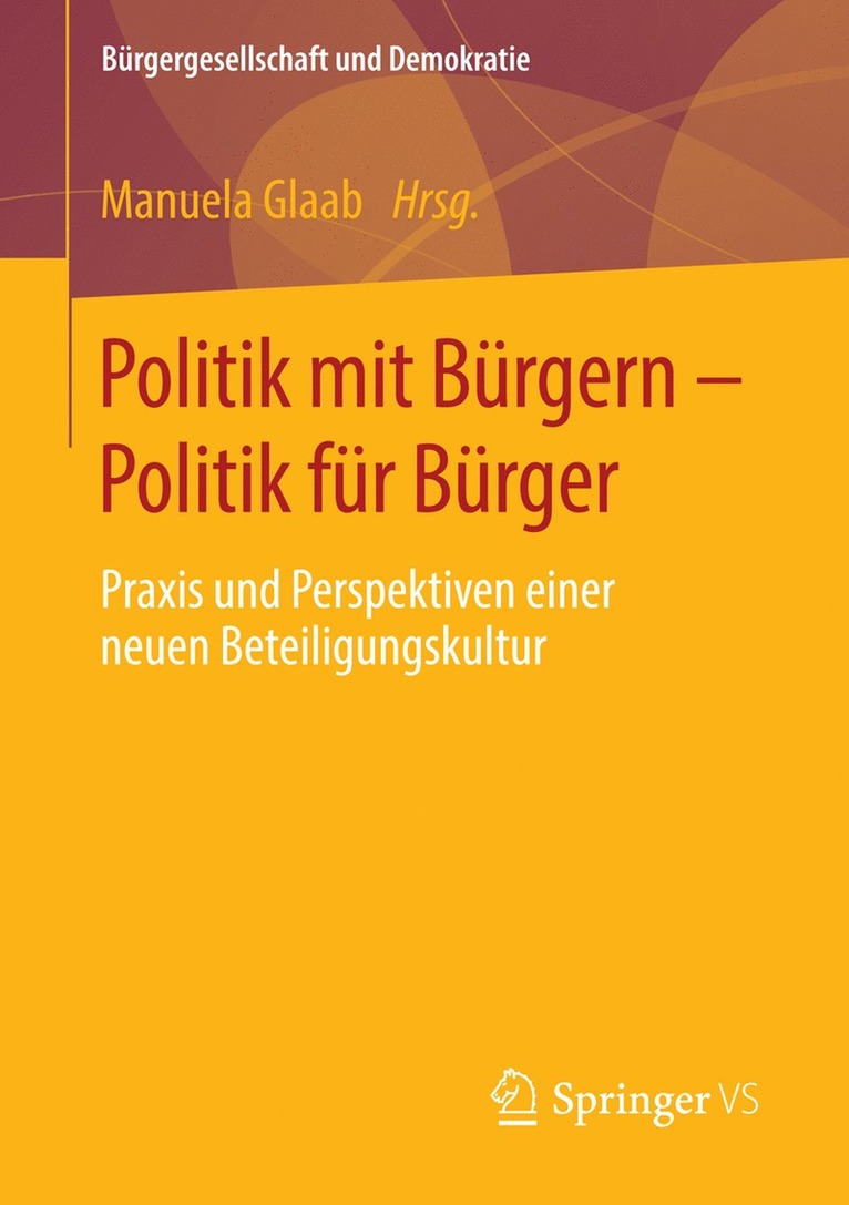 Manuela Glaab - Politik mit Bürgern - Politik für Bürger, Häftad