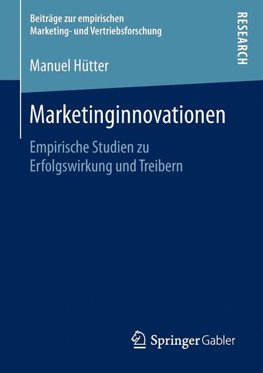 bokomslag Marketinginnovationen