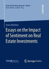 bokomslag Essays on the Impact of Sentiment on Real Estate Investments