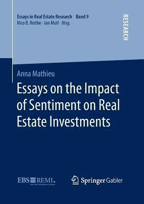 bokomslag Essays on the Impact of Sentiment on Real Estate Investments