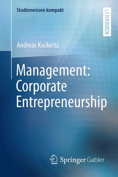 bokomslag Management: Corporate Entrepreneurship