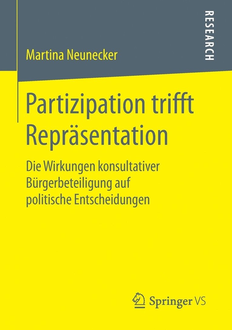 Martina Neunecker - Partizipation trifft Repräsentation, Häftad