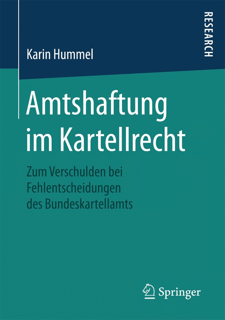 Karin Hummel - Amtshaftung im Kartellrecht, Häftad