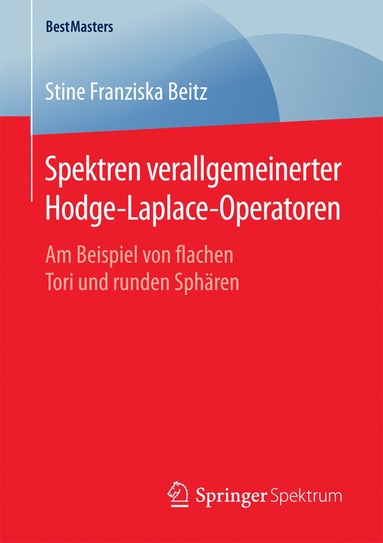 bokomslag Spektren verallgemeinerter Hodge-Laplace-Operatoren