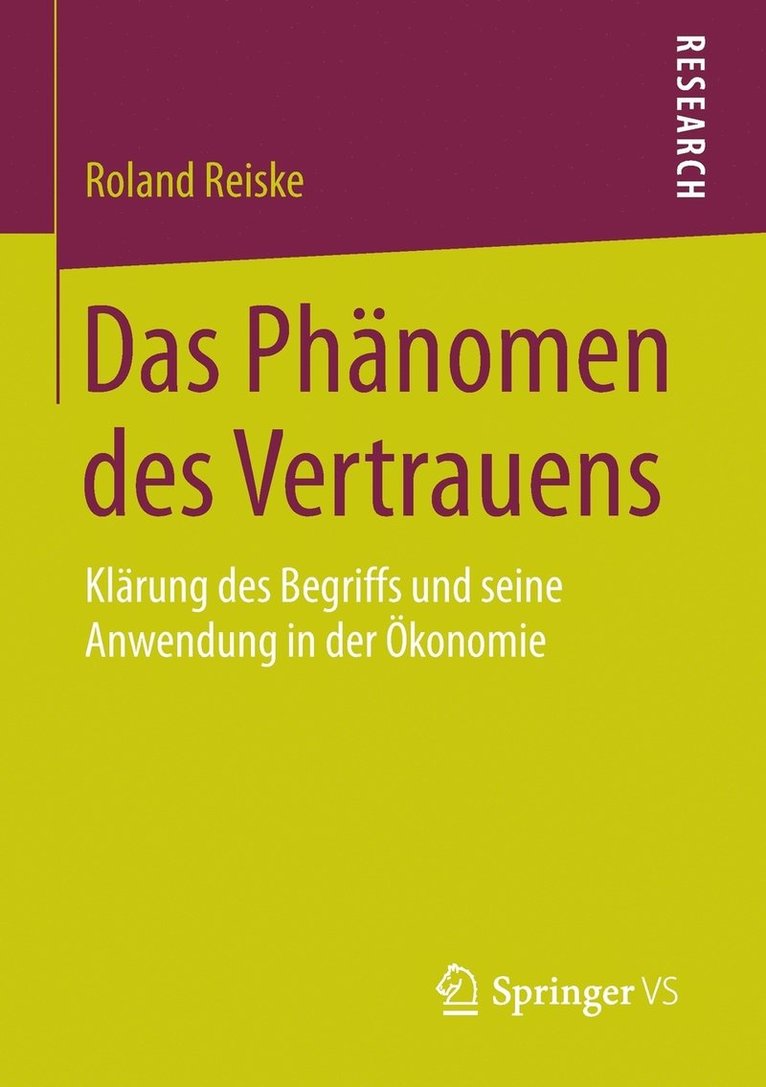 Das Phnomen des Vertrauens 1