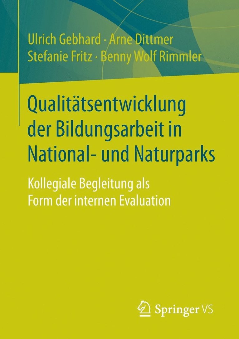 Qualitatsentwicklung der Bildungsarbeit in National- und Naturparks 1