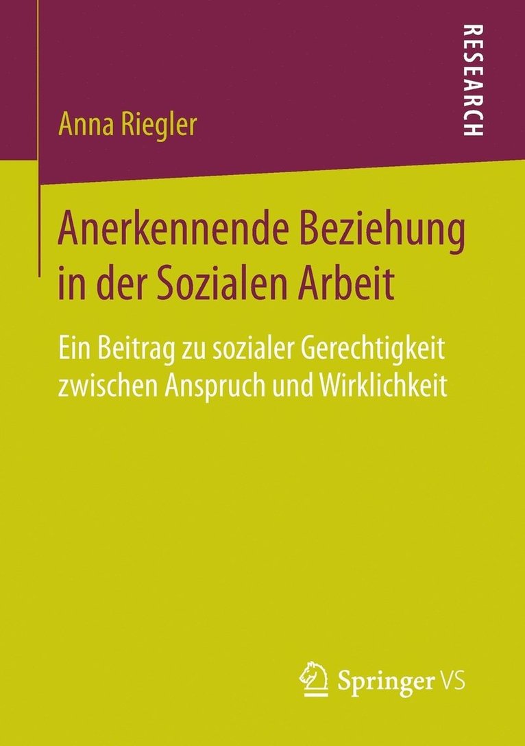 Anerkennende Beziehung in der Sozialen Arbeit 1