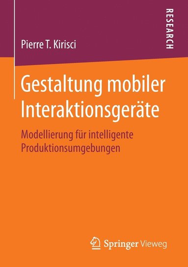 bokomslag Gestaltung mobiler Interaktionsgerte