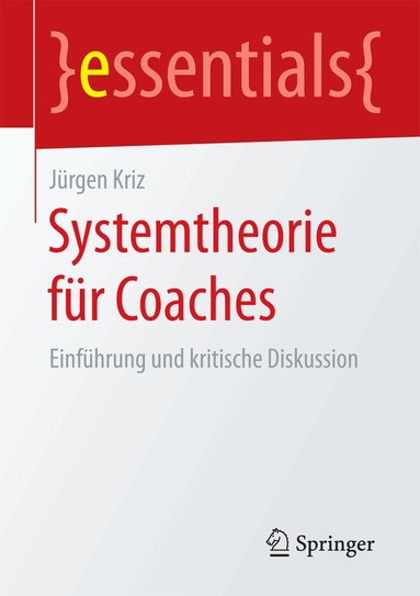 Jürgen Kriz - Systemtheorie für Coaches, Häftad