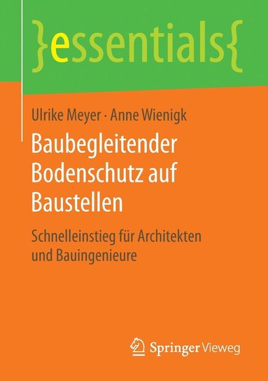 bokomslag Baubegleitender Bodenschutz auf Baustellen