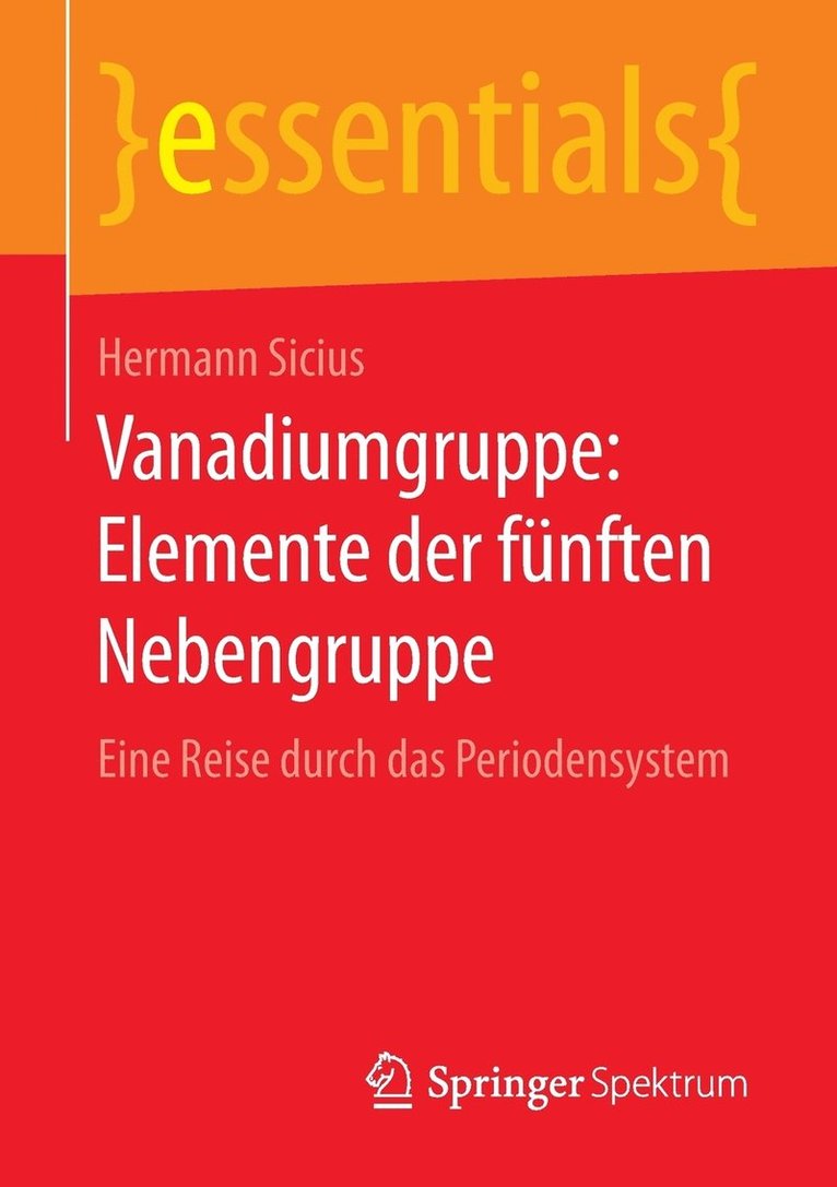 Vanadiumgruppe: Elemente der fnften Nebengruppe 1