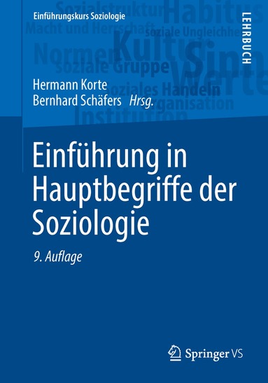 Hermann Korte, Bernhard Schäfers - Einführung in Hauptbegriffe der Soziologie, Häftad