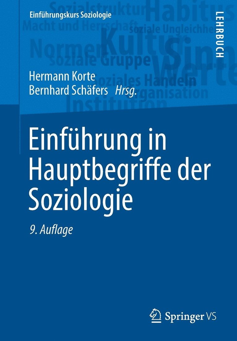 Einfhrung in Hauptbegriffe der Soziologie 1