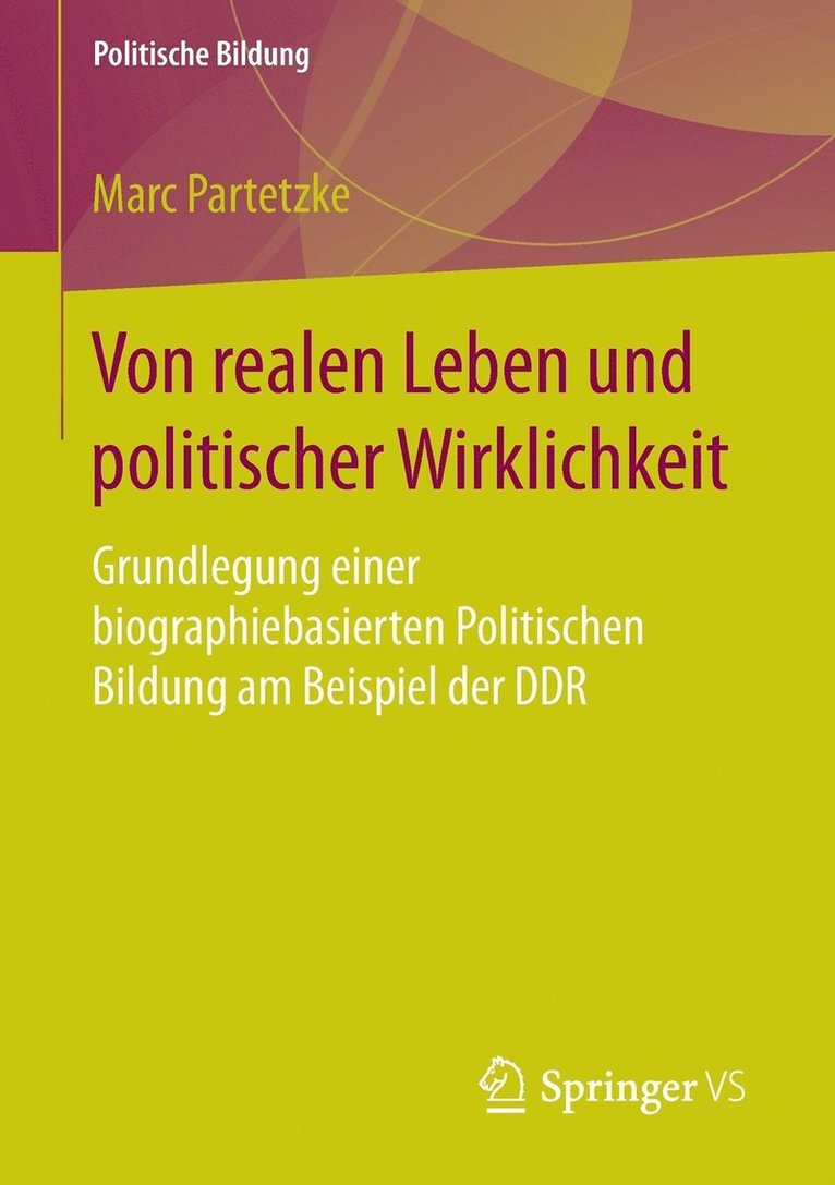 Marc Partetzke - Von realen Leben und politischer Wirklichkeit, Häftad