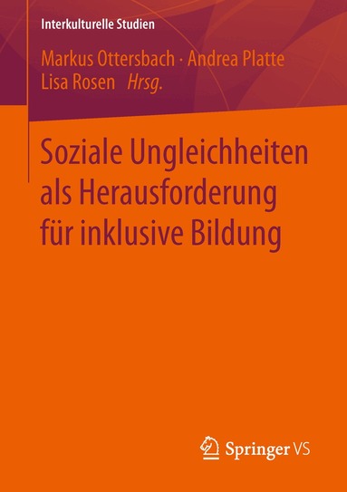 Markus Ottersbach, Andrea Platte, Lisa Rosen - Soziale Ungleichheiten als Herausforderung für inklusive Bildung, Häftad