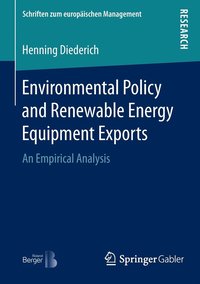 bokomslag Environmental Policy and Renewable Energy Equipment Exports