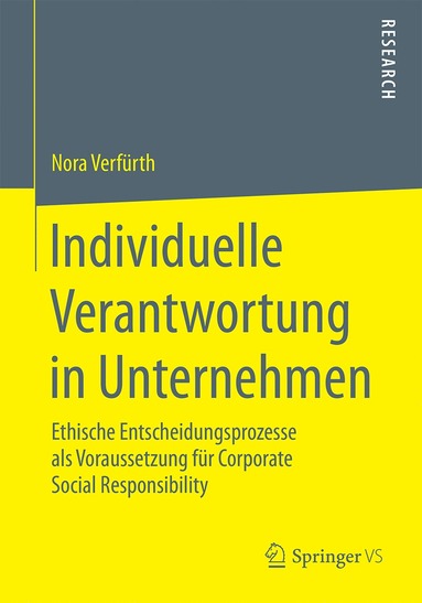 bokomslag Individuelle Verantwortung in Unternehmen