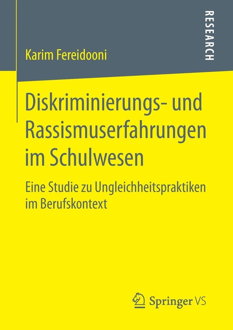 Diskriminierungs- und Rassismuserfahrungen im Schulwesen 1