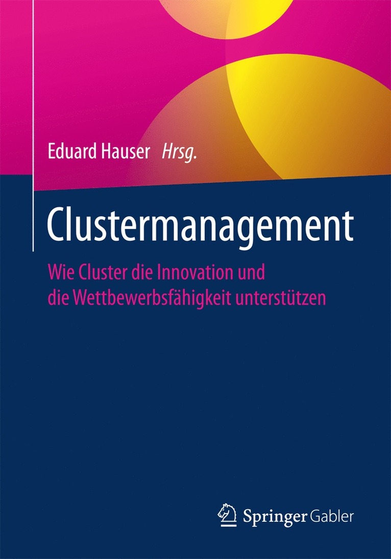 Eduard Hauser - Clustermanagement, Häftad