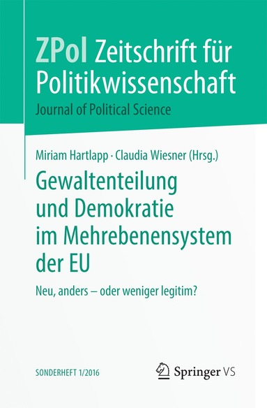 bokomslag Gewaltenteilung und Demokratie im Mehrebenensystem der EU