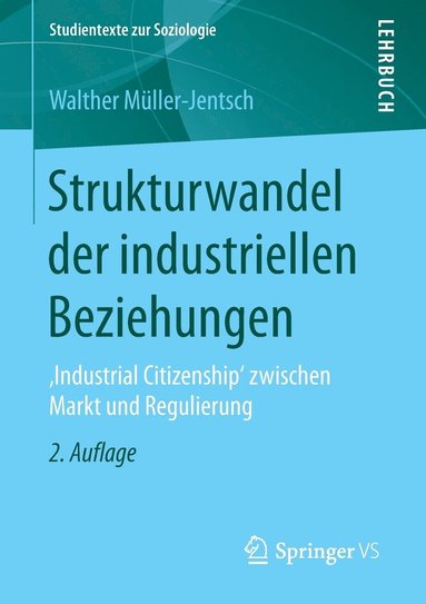 bokomslag Strukturwandel der industriellen Beziehungen