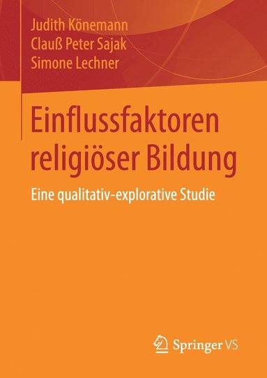 bokomslag Einflussfaktoren religiser Bildung