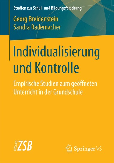Georg Breidenstein, Sandra Rademacher - Individualisierung und Kontrolle, Häftad
