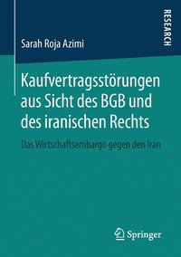 bokomslag Kaufvertragsstrungen aus Sicht des BGB und des iranischen Rechts