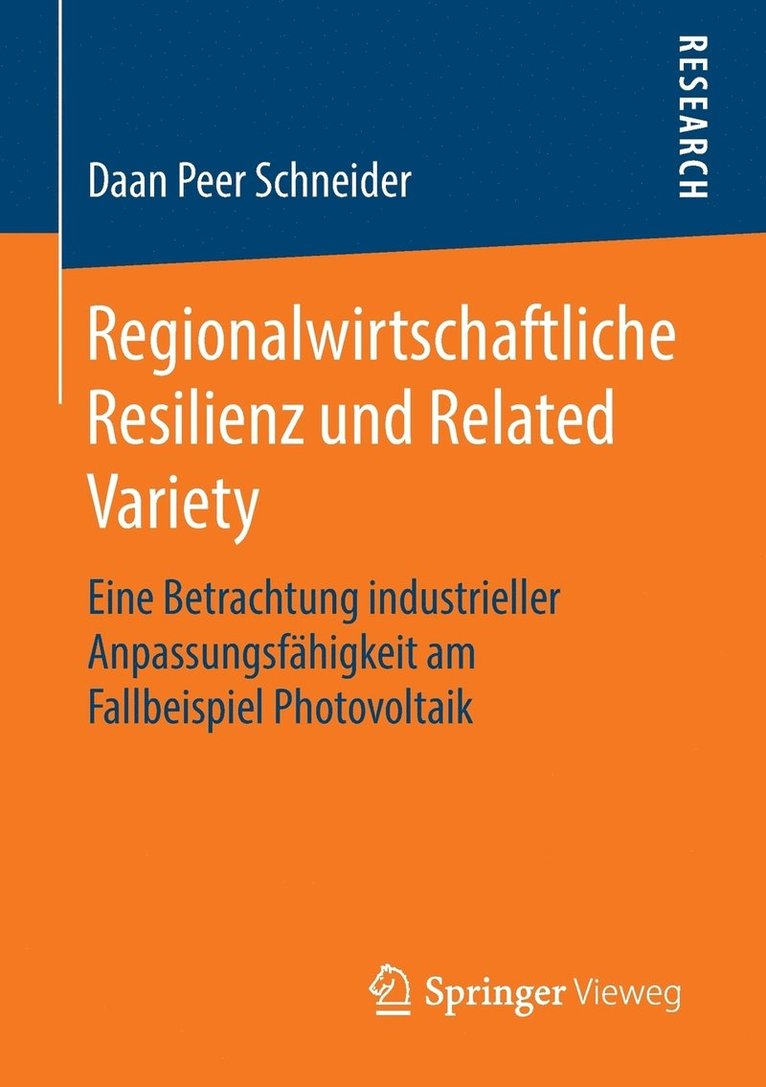 Regionalwirtschaftliche Resilienz und Related Variety 1