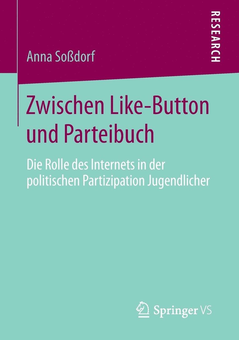 Anna Soßdorf - Zwischen Like-Button und Parteibuch, Häftad