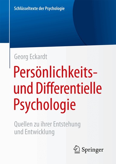 Georg Eckardt - Persönlichkeits- und Differentielle Psychologie, Häftad