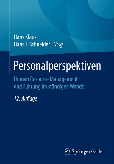 Hans Klaus, Hans J. Schneider - Personalperspektiven, Häftad
