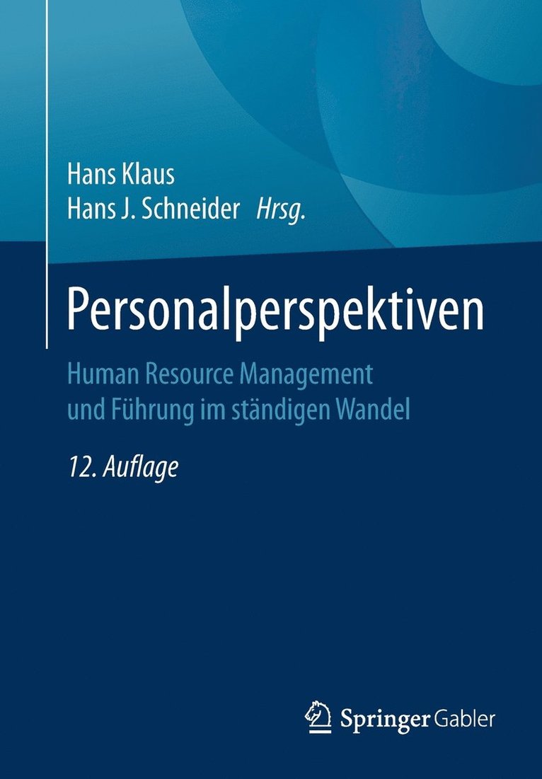 Hans Klaus, Hans J. Schneider - Personalperspektiven, Häftad