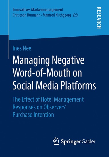 bokomslag Managing Negative Word-of-Mouth on Social Media Platforms