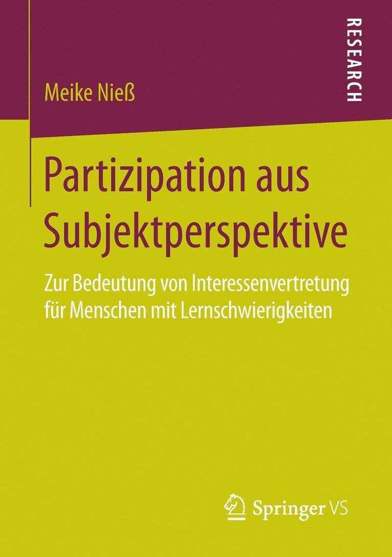 Partizipation aus Subjektperspektive 1