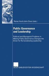 bokomslag Public Governance and Leadership