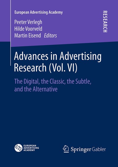 Peeter Verlegh, Hilde Voorveld, Martin Eisend - Advances in Advertising Research (Vol. VI), Häftad