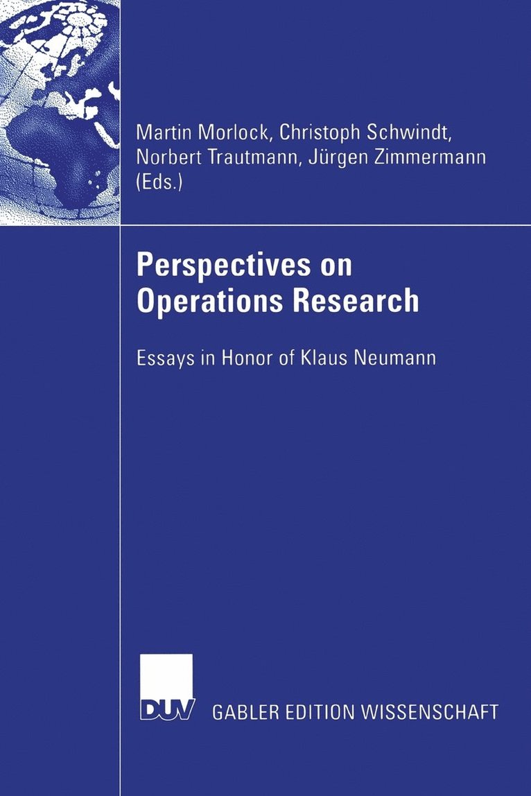 Perspectives on Operations Research 1
