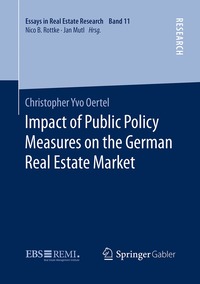 bokomslag Impact of Public Policy Measures on the German Real Estate Market