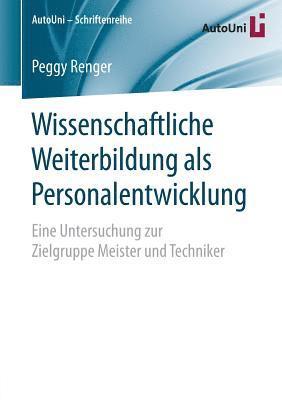 bokomslag Wissenschaftliche Weiterbildung als Personalentwicklung