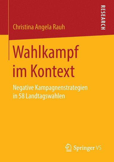 bokomslag Wahlkampf im Kontext