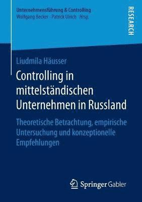 bokomslag Controlling in mittelstndischen Unternehmen in Russland